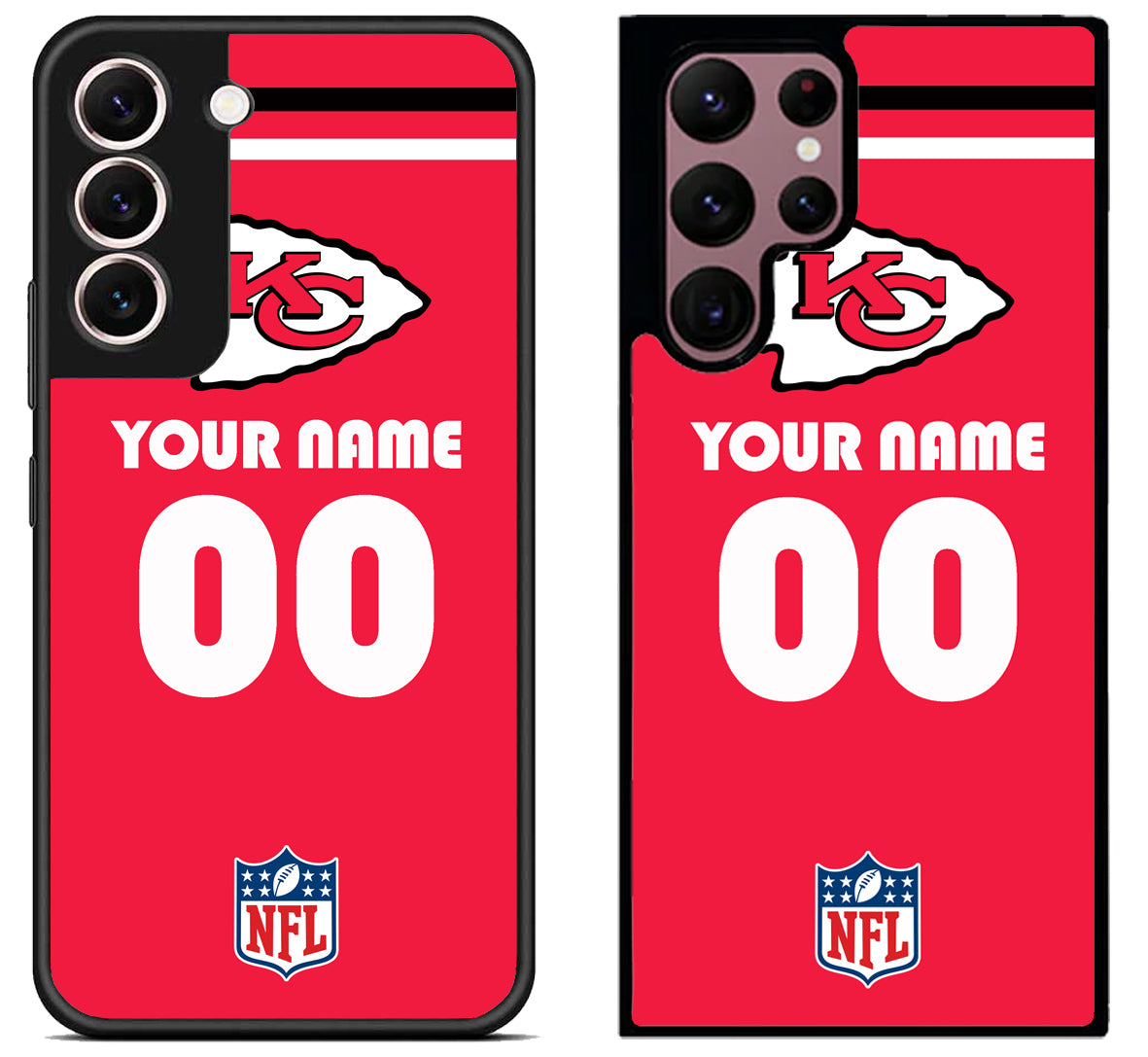 Custom Personalized Kansas City Chiefs NFL Samsung Galaxy S22 | S22+ | S22 Ultra Case