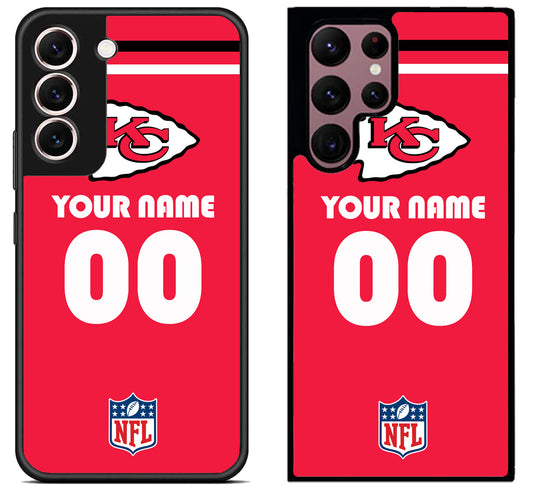 Custom Personalized Kansas City Chiefs NFL Samsung Galaxy S22 | S22+ | S22 Ultra Case