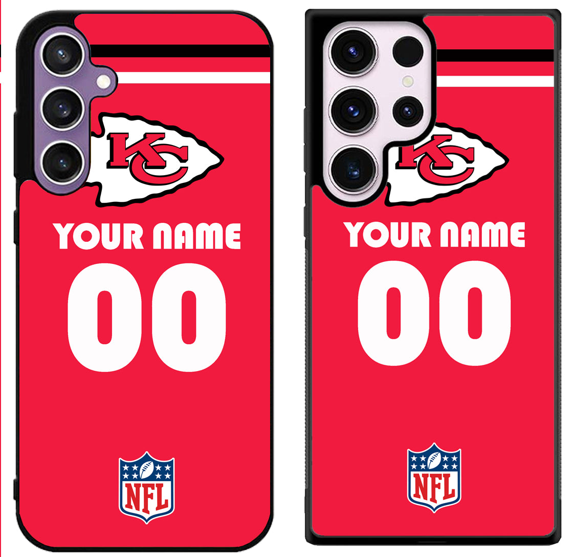 Custom Personalized Kansas City Chiefs Samsung Galaxy S24 | S24+ | S24 Ultra Case