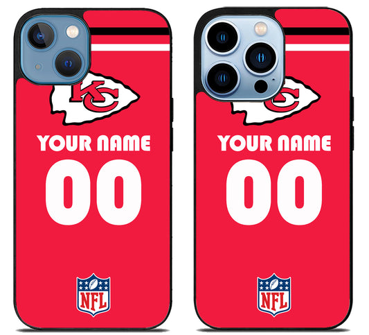 Custom Personalized Kansas City Chiefs NFL iPhone 13 | 13 Mini | 13 Pro | 13 Pro Max Case