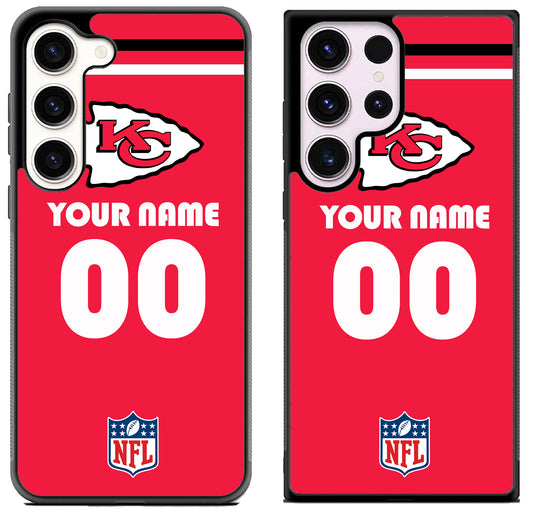 Custom Personalized Kansas City Chiefs NFL Samsung Galaxy S23 | S23+ | S23 Ultra Case
