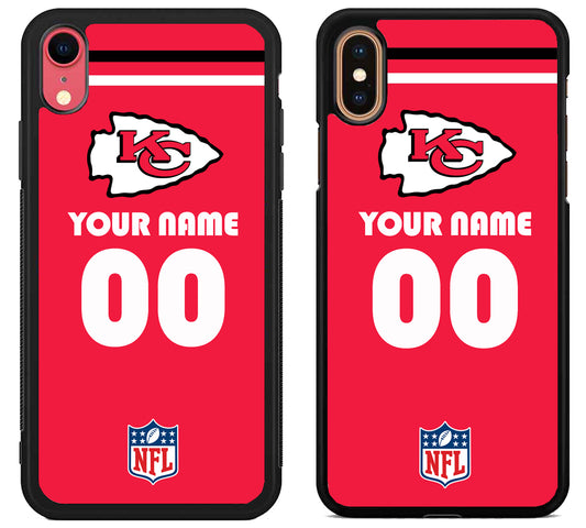 Custom Personalized Kansas City Chiefs NFL iPhone X | Xs | Xr | Xs Max Case