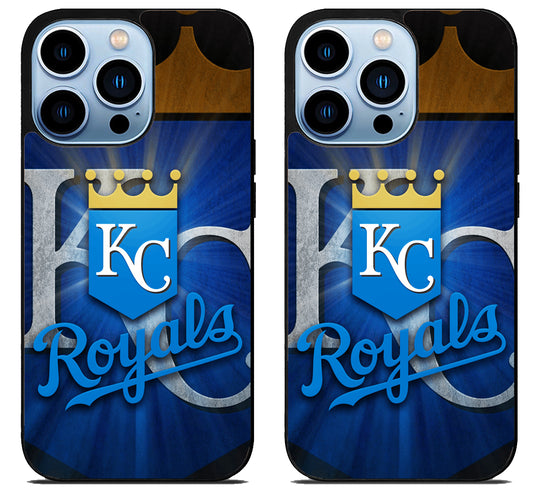 Kansas City Royals Background iPhone 15 Pro | iPhone 15 Pro Max Case