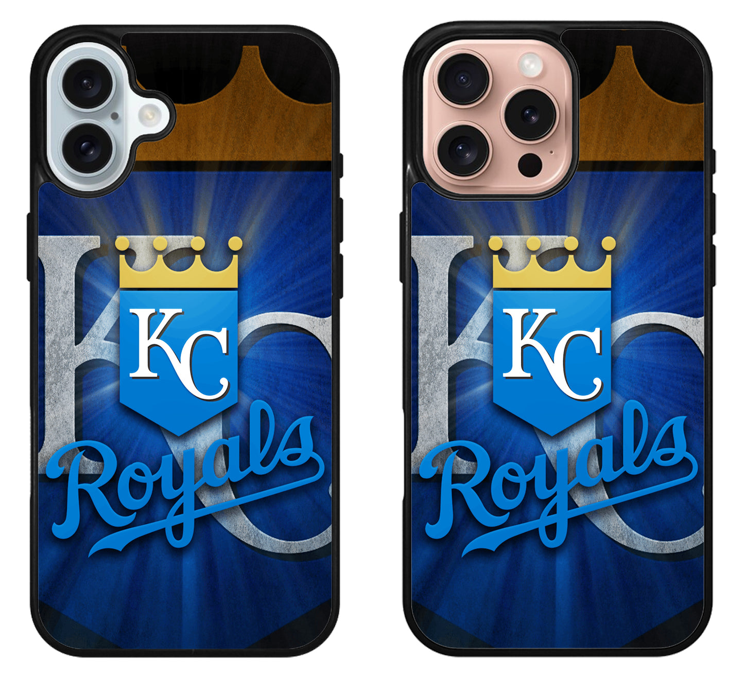 Kansas City Royals Background iPhone 16 | 16 Plus | 16 Pro | 16 Pro Max Case