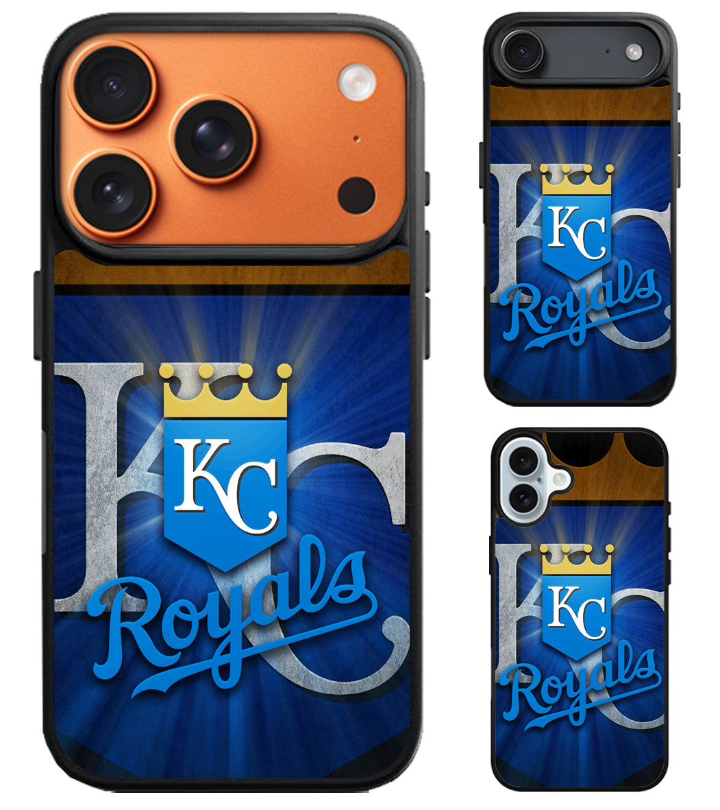 Kansas City Royals Background iPhone Air | iPhone 17 | 17 Pro | 17 Pro Max Case