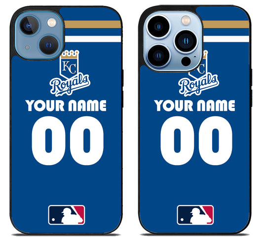 Custom Personalized Kansas City Royals MLB iPhone 13 | 13 Mini | 13 Pro | 13 Pro Max Case
