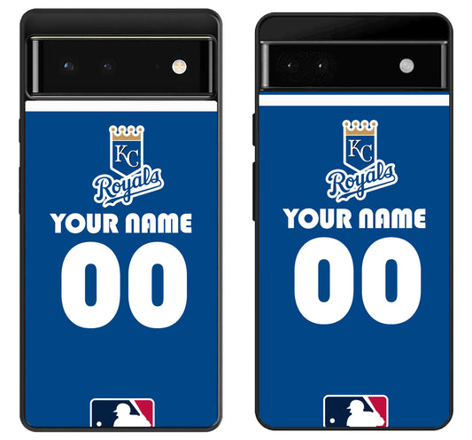 Custom Personalized Kansas City Royals MLB Google Pixel 6 | 6A | 6 Pro Case