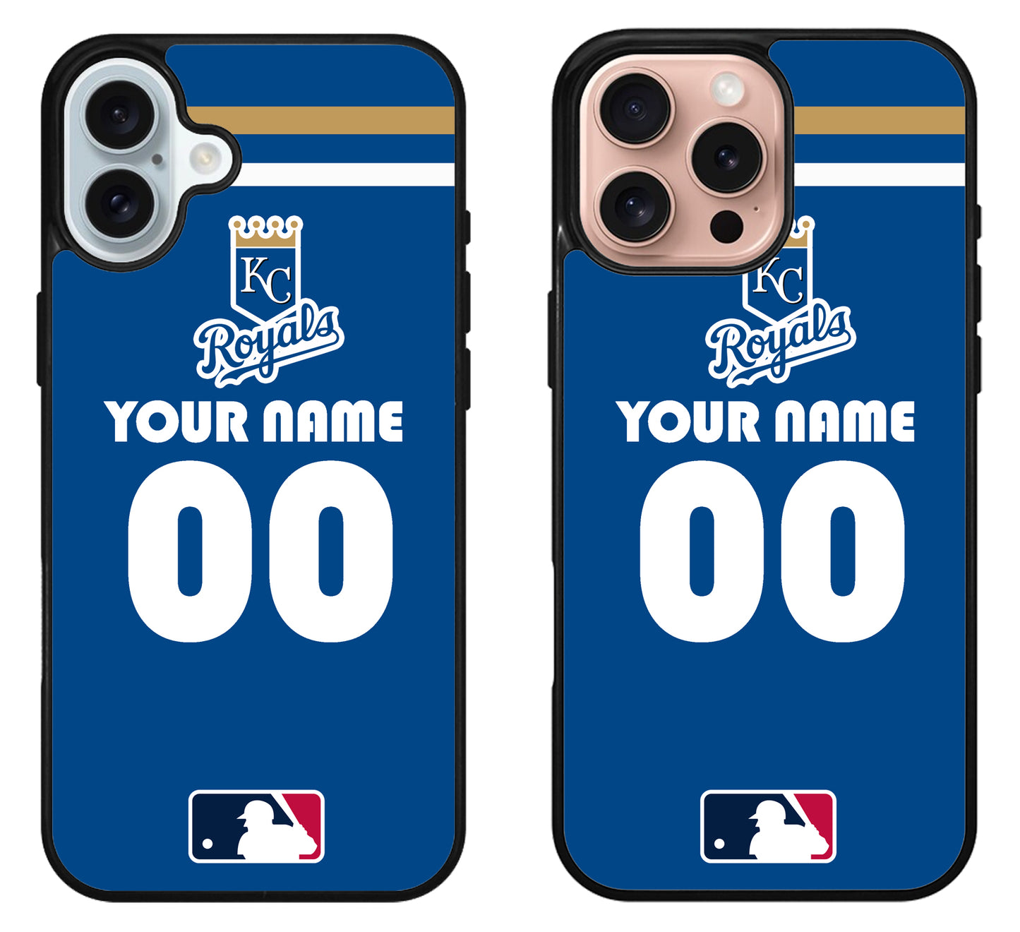 Custom Personalized Kansas City Royals iPhone 16 | 16 Plus | 16 Pro | 16 Pro Max Case