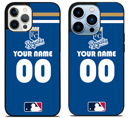 Custom Personalized Kansas City Royals MLB iPhone 15 Pro | iPhone 15 Pro Max Case