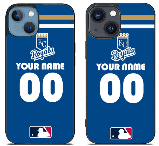 Custom Personalized Kansas City Royals MLB iPhone 15 | iPhone 15 Plus Case