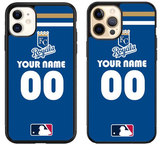 Custom Personalized Kansas City Royals MLB iPhone 12 | 12 Mini | 12 Pro | 12 Pro Max Case