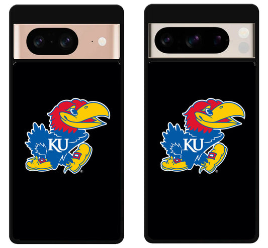 Kansas Jayhawks Black Google Pixel 8 | 8 Pro Case
