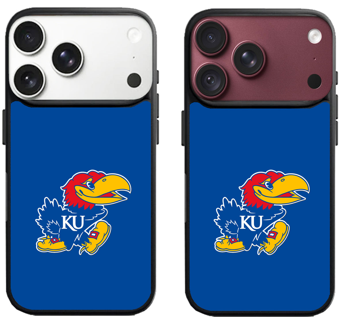 Kansas Jayhawks Logo Blue iPhone 18 Pro | 18 Pro Max Case