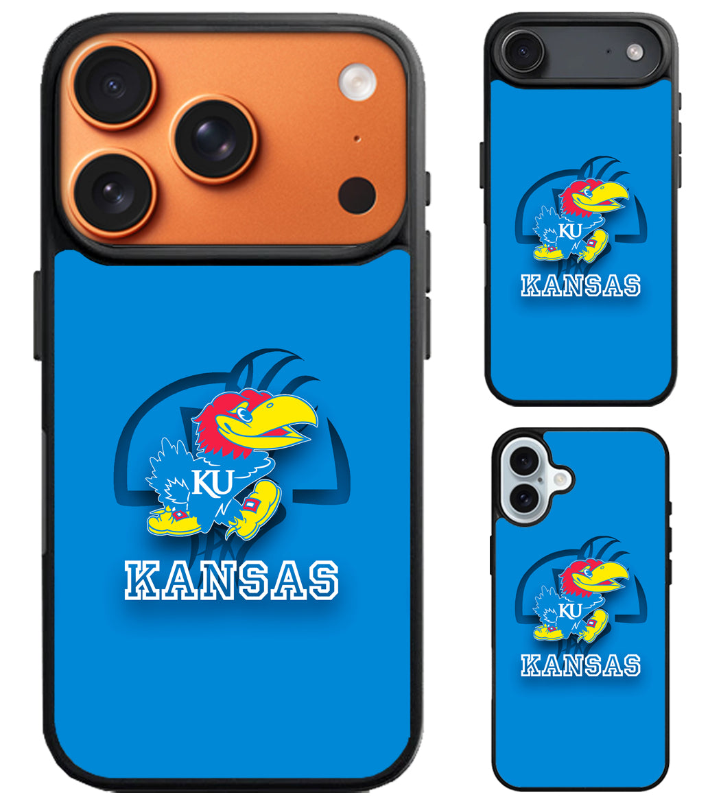 Kansas Jayhawks Logo iPhone Air | iPhone 17 | 17 Pro | 17 Pro Max Case