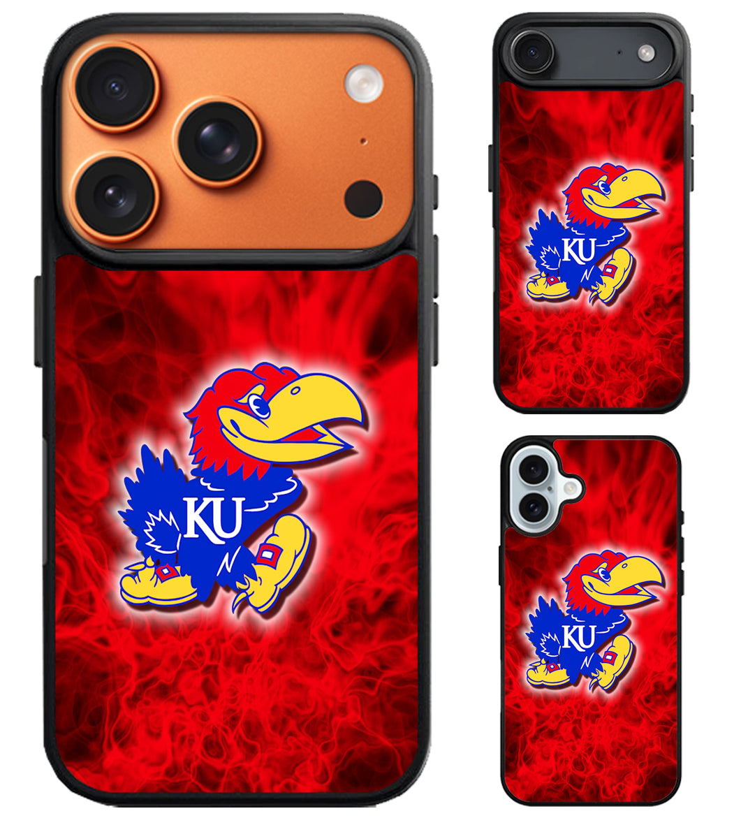Kansas Jayhawks Red iPhone Air | iPhone 17 | 17 Pro | 17 Pro Max Case