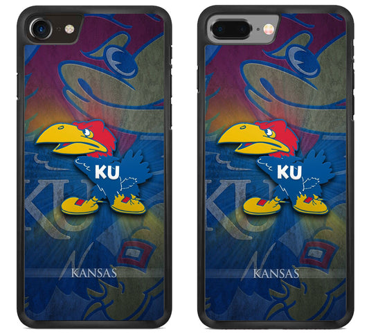 Kansas Jayhawks Wallpaper iPhone 8 | 8 Plus Case