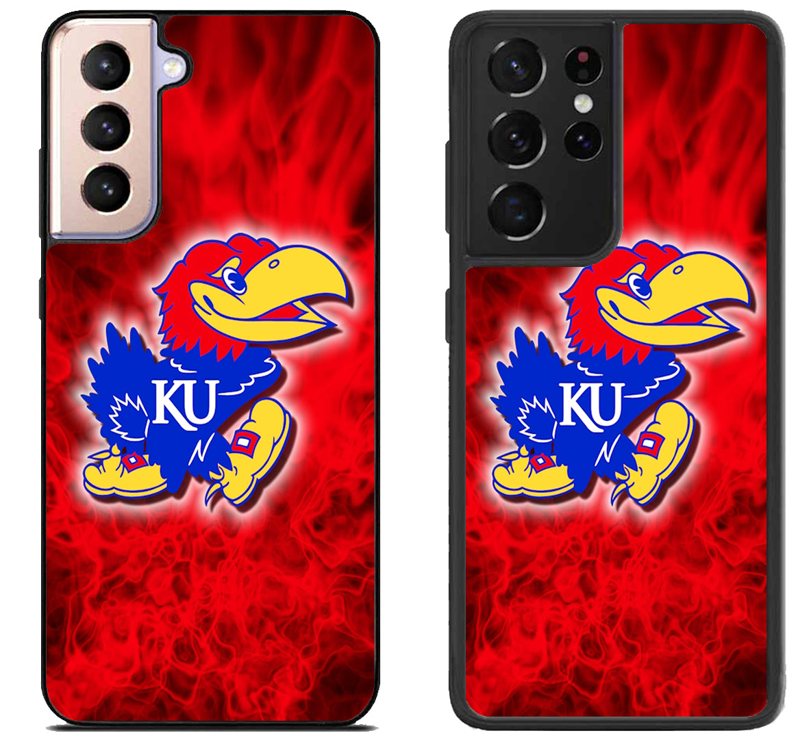 Kansas Jayhawks Red Samsung Galaxy S21 | S21 FE | S21+ | S21 Ultra Case