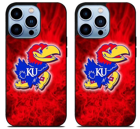 Kansas Jayhawks Wallpaper iPhone 15 Pro | iPhone 15 Pro Max Case