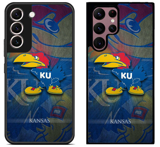 Kansas Jayhawks Wallpaper Samsung Galaxy S22 | S22+ | S22 Ultra Case