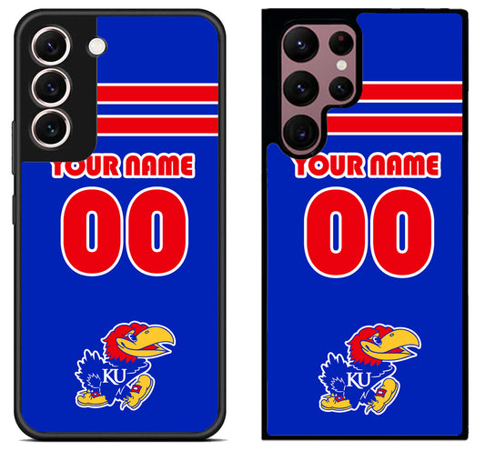 Custom Personalized Kansas Jayhawks Samsung Galaxy S22 | S22+ | S22 Ultra Case