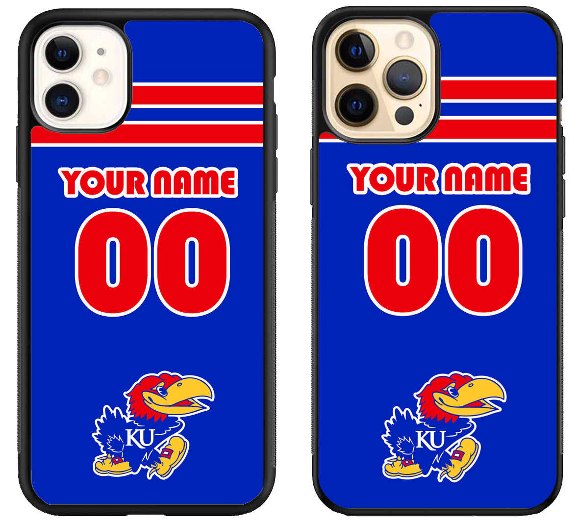 Custom Personalized Kansas Jayhawks iPhone 12 | 12 Mini | 12 Pro | 12 Pro Max Case