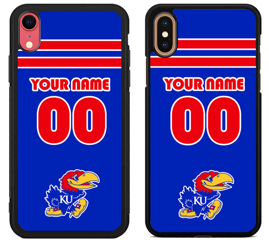 Custom Personalized Kansas Jayhawks iPhone X | Xs | Xr | Xs Max Case
