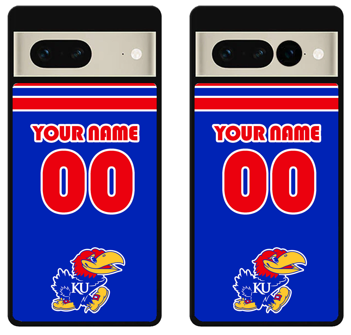 Custom Personalized Kansas Jayhawks Google Pixel 7 | 7 Pro Case