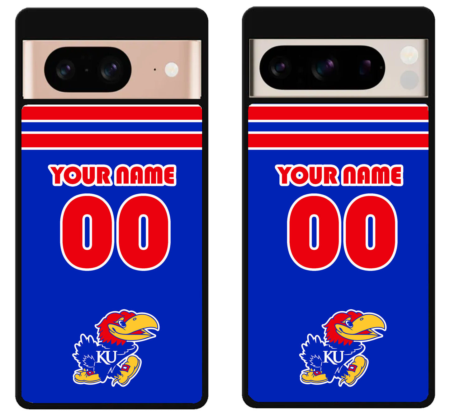 Custom Personalized Kansas Jayhawks Google Pixel 8 | 8 Pro Case