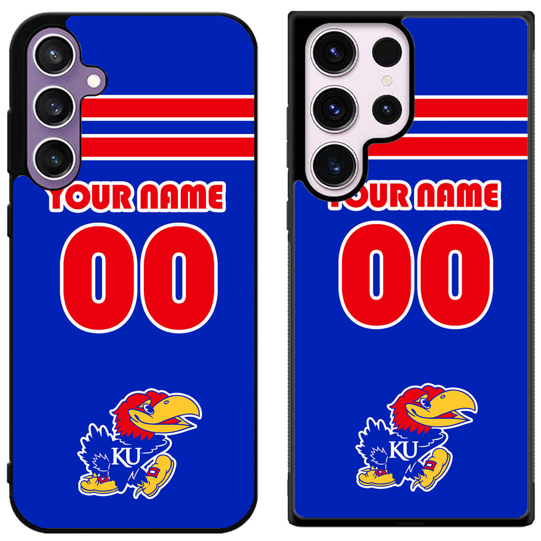 Custom Personalized Kansas Jayhawks Samsung Galaxy S24 | S24+ | S24 Ultra Case