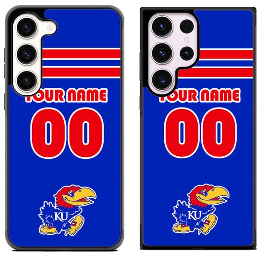 Custom Personalized Kansas Jayhawks Samsung Galaxy S23 | S23+ | S23 Ultra Case