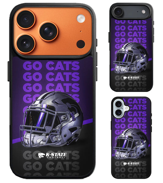 Kansas State Wildcats Football iPhone Air | iPhone 17 | 17 Pro | 17 Pro Max Case