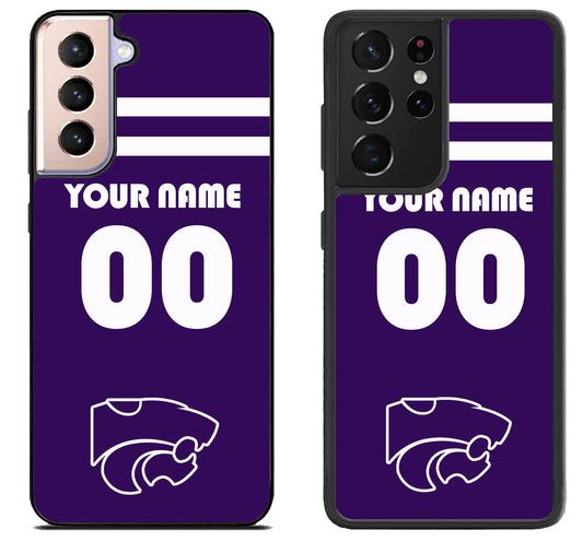 Custom Personalized Kansas State Wildcats Samsung Galaxy S21 | S21 FE | S21+ | S21 Ultra Case