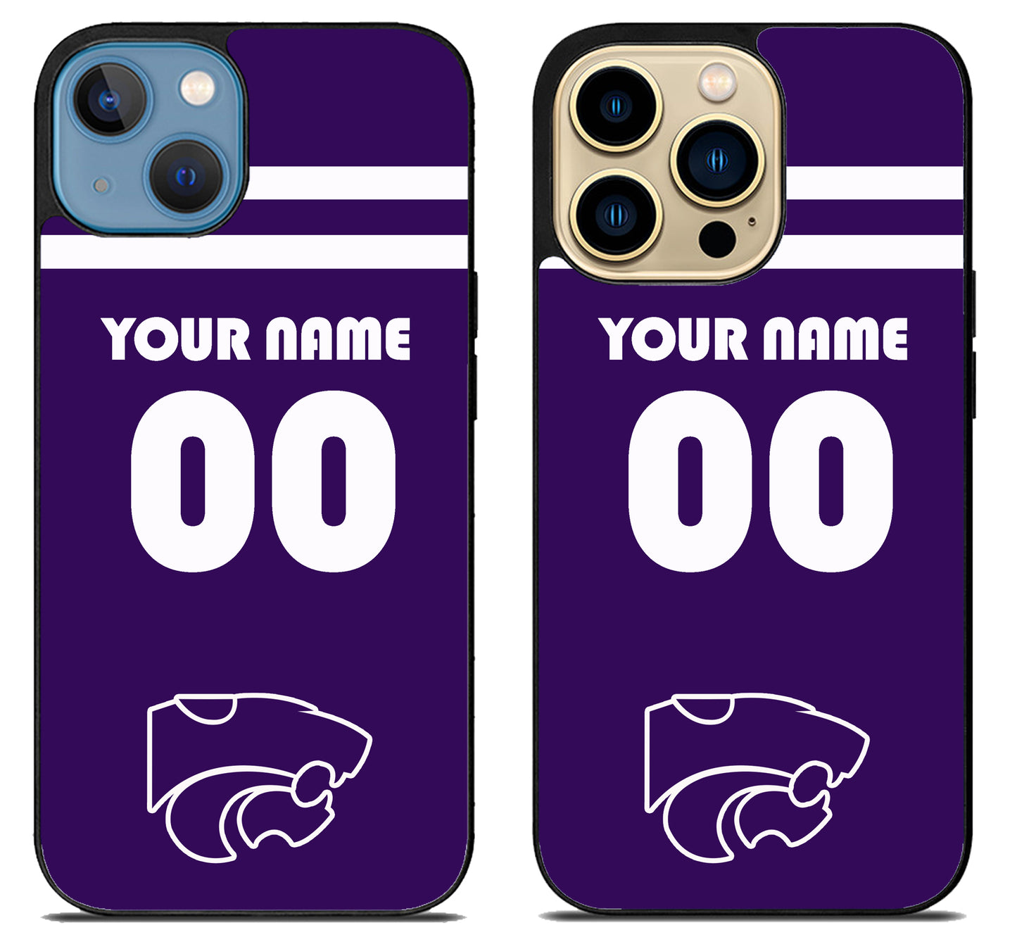Custom Personalized Kansas State Wildcats iPhone 14 | 14 Plus | 14 Pro | 14 Pro Max Case