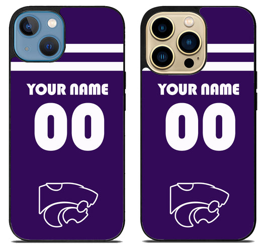 Custom Personalized Kansas State Wildcats iPhone 14 | 14 Plus | 14 Pro | 14 Pro Max Case