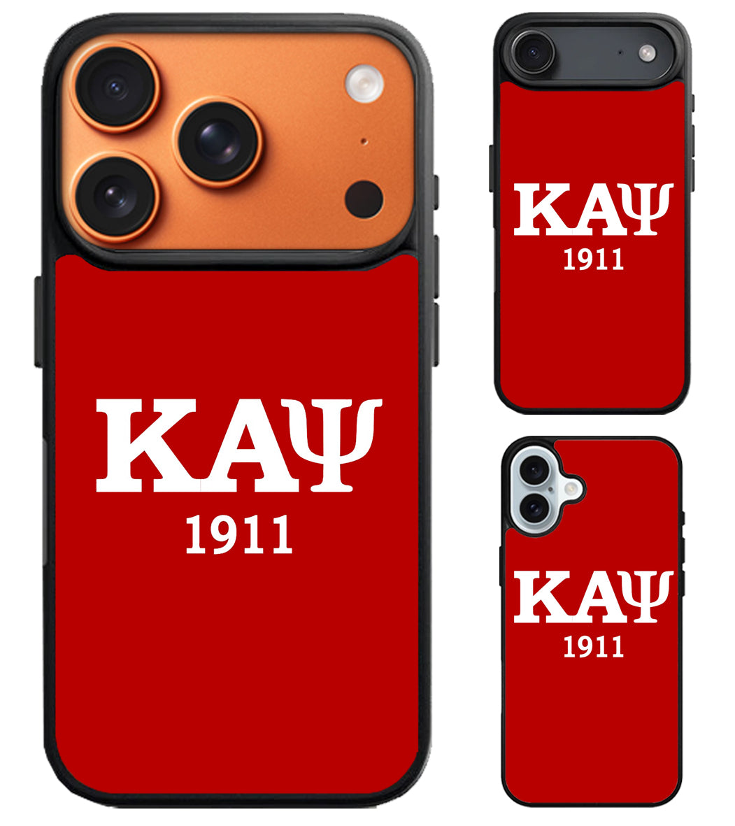Kappa Alpha Psi Red iPhone Air | iPhone 17 | 17 Pro | 17 Pro Max Case