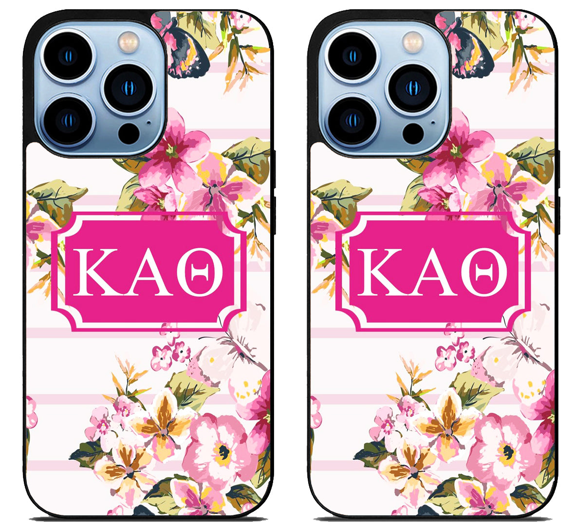 Kappa Alpha Theta Flowers iPhone 15 Pro | iPhone 15 Pro Max Case