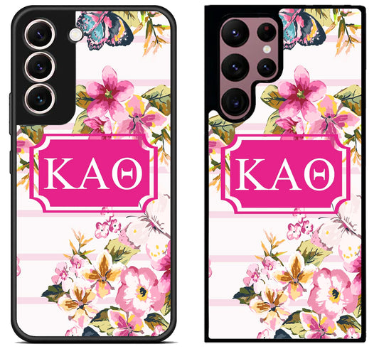 Kappa Alpha Theta Flowers Samsung Galaxy S22 | S22+ | S22 Ultra Case