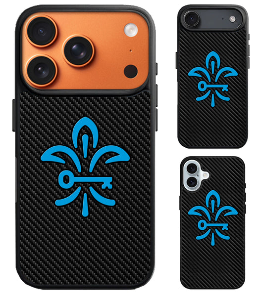 Kappa Kappa Gamma Carbon iPhone Air | iPhone 17 | 17 Pro | 17 Pro Max Case