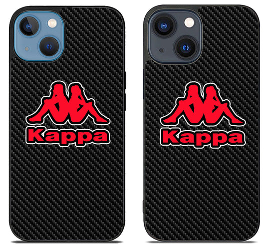 Kappa Logo Carbon iPhone 15 | iPhone 15 Plus Case