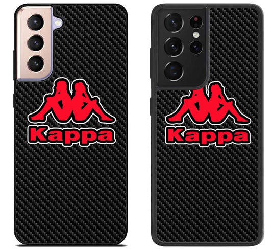 Kappa Logo Carbon Samsung Galaxy S21 | S21 FE | S21+ | S21 Ultra Case