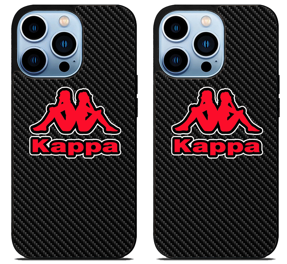 Kappa Logo Carbon iPhone 15 Pro | iPhone 15 Pro Max Case