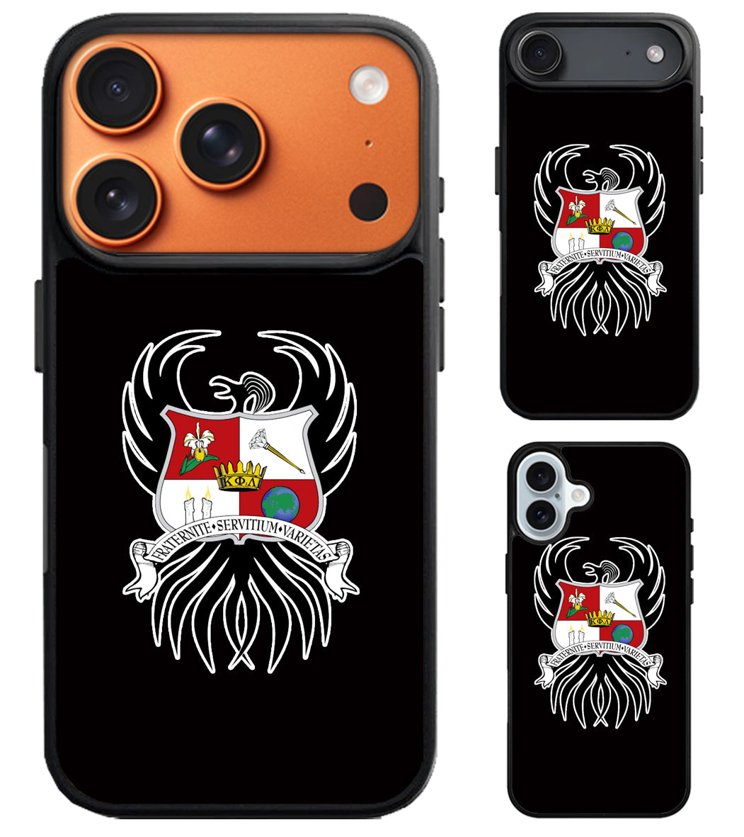Kappa Phi Lambda Black iPhone Air | iPhone 17 | 17 Pro | 17 Pro Max Case
