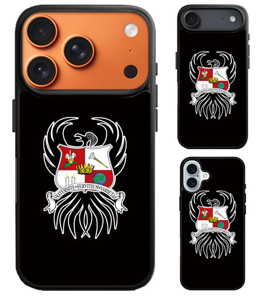 Kappa Phi Lambda Black iPhone Air | iPhone 17 | 17 Pro | 17 Pro Max Case