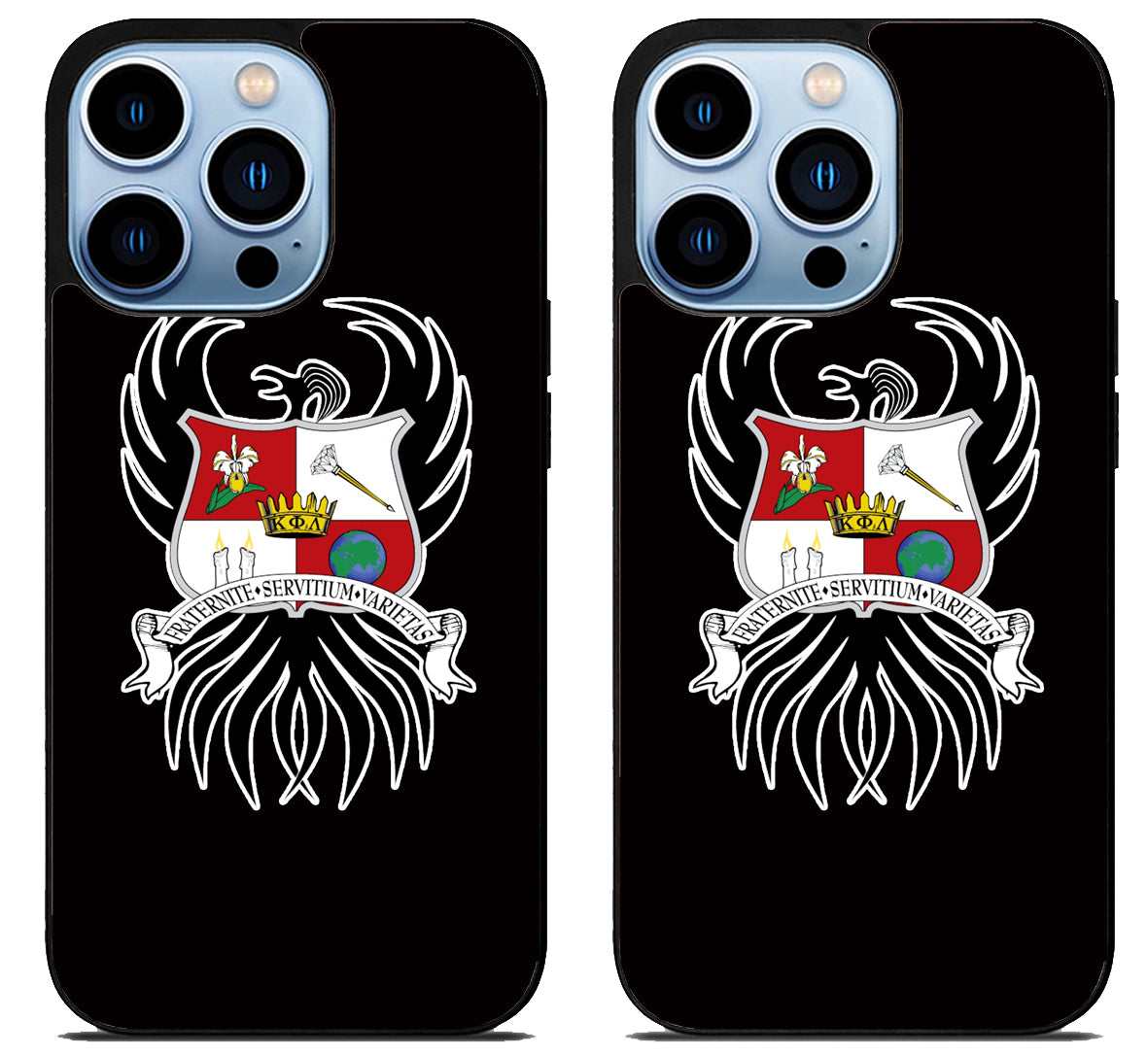 Kappa Phi Lambda Black iPhone 15 Pro | iPhone 15 Pro Max Case