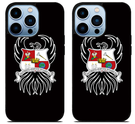 Kappa Phi Lambda Black iPhone 15 Pro | iPhone 15 Pro Max Case