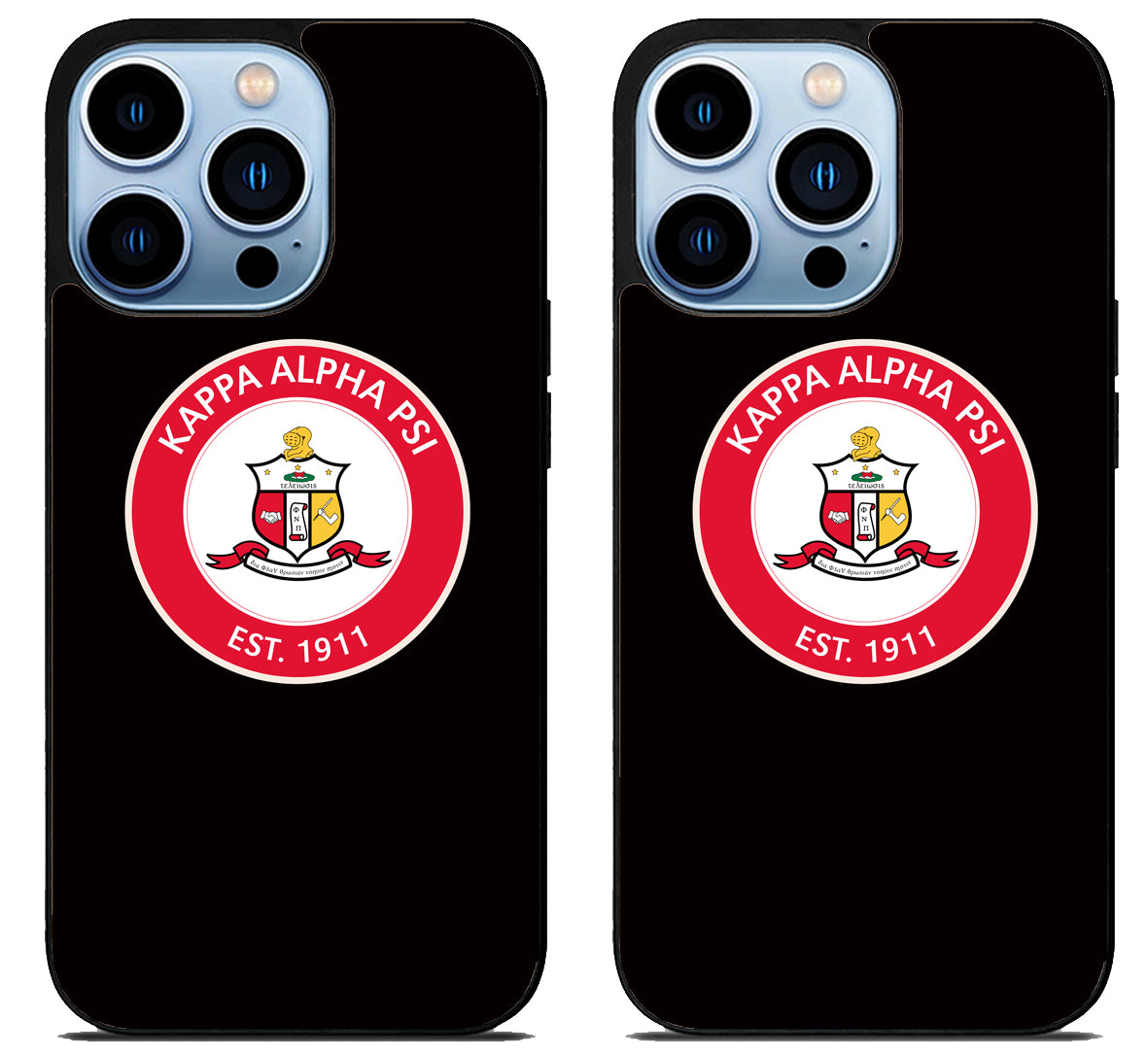 Kappa Phi Psi Black iPhone 15 Pro | iPhone 15 Pro Max Case