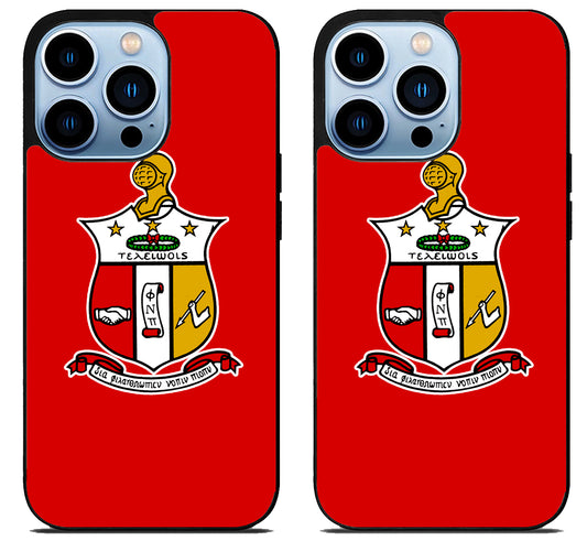 Kappa Phi Psi Red Cover iPhone 15 Pro | iPhone 15 Pro Max Case