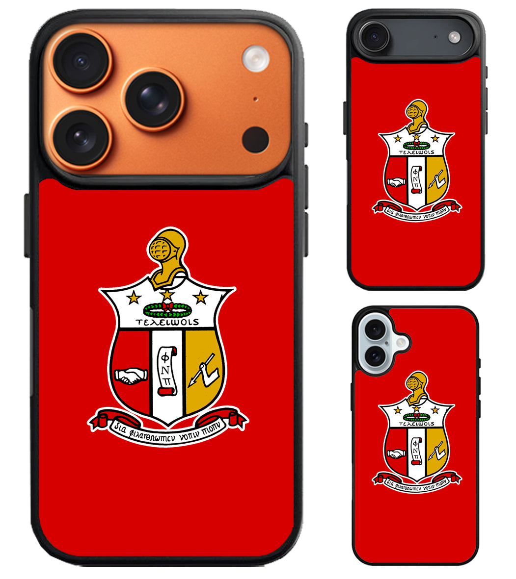 Kappa Phi Psi Red Cover iPhone Air | iPhone 17 | 17 Pro | 17 Pro Max Case