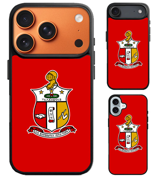 Kappa Phi Psi Red Cover iPhone Air | iPhone 17 | 17 Pro | 17 Pro Max Case