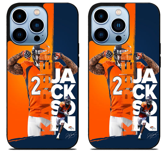 Kareem Jackson Denver Broncos iPhone 15 Pro | iPhone 15 Pro Max Case